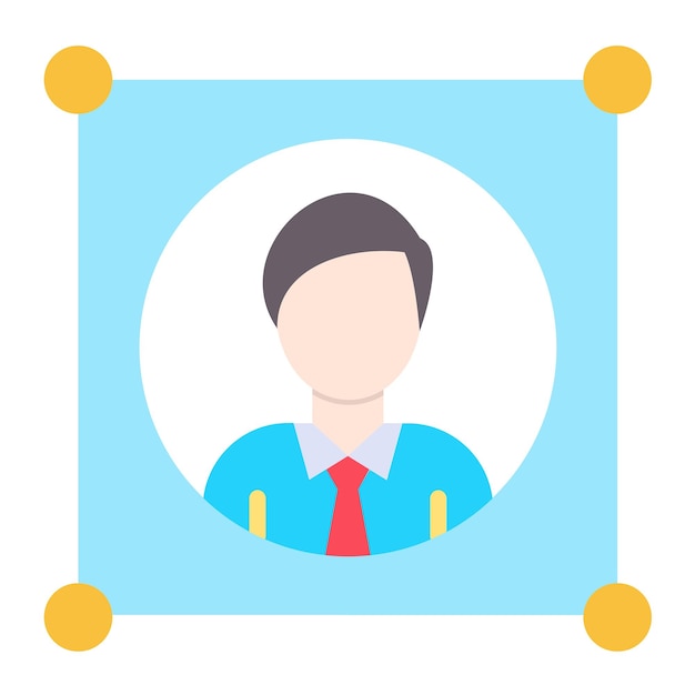 Estilo del icono de la organización de diseño vectorial
