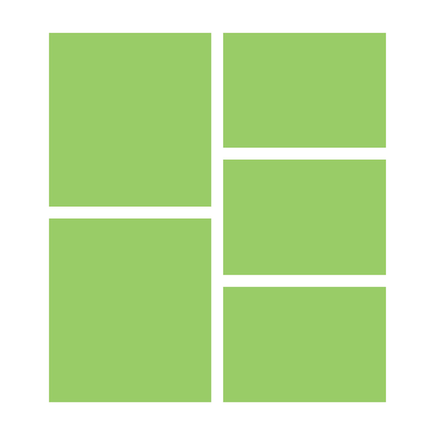 Estilo del icono del organizador de cubos de diseño vectorial