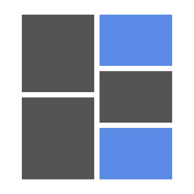 Estilo del icono del organizador de cubos de diseño vectorial