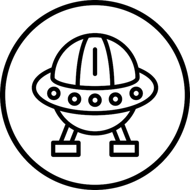 Estilo del icono del OVNI