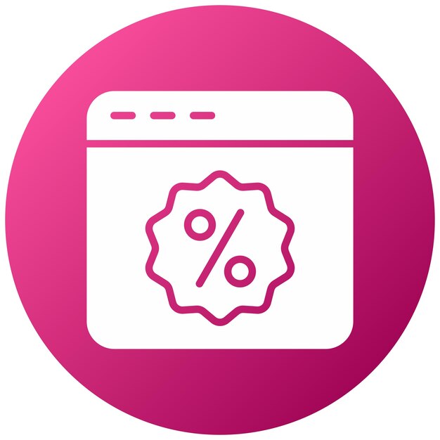 Estilo del icono de la página web de diseño vectorial