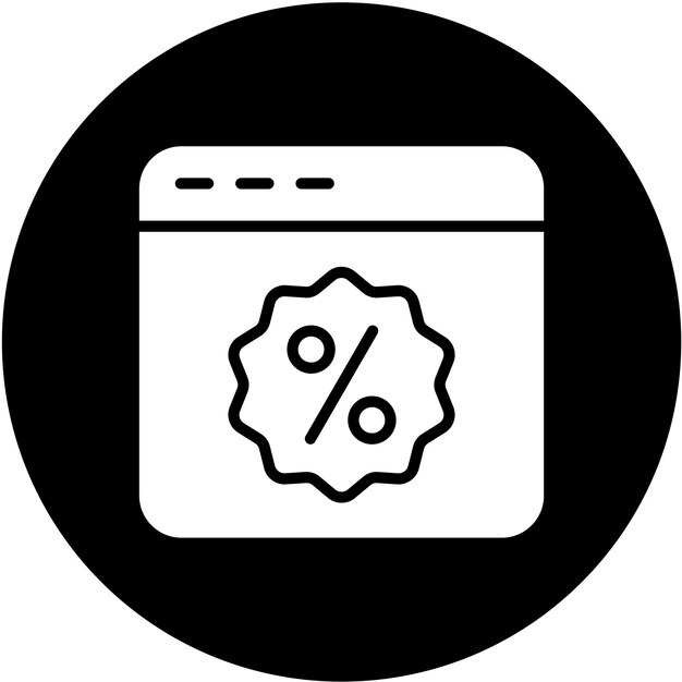 Estilo del icono de la página web de diseño vectorial