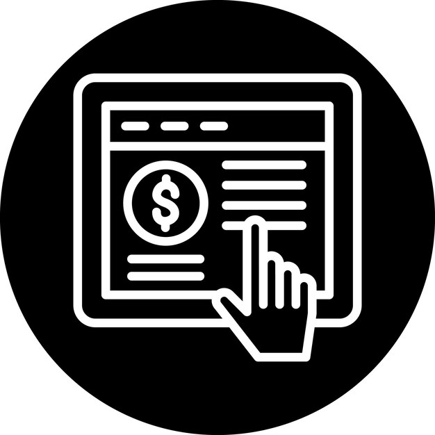 Estilo del icono de pago por clic