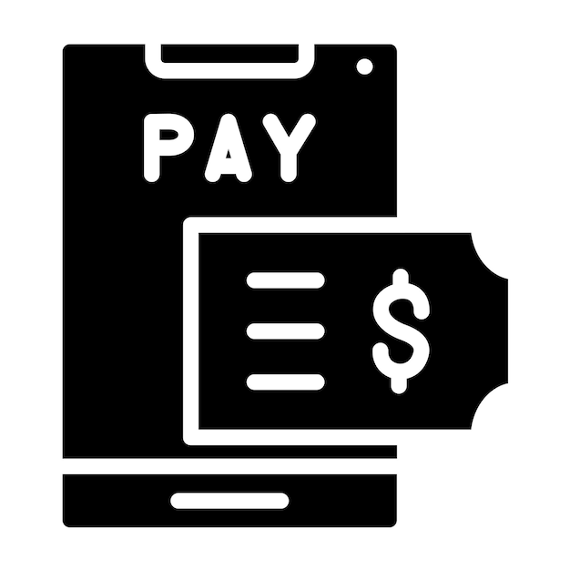 Estilo de icono de pago digital de diseño vectorial