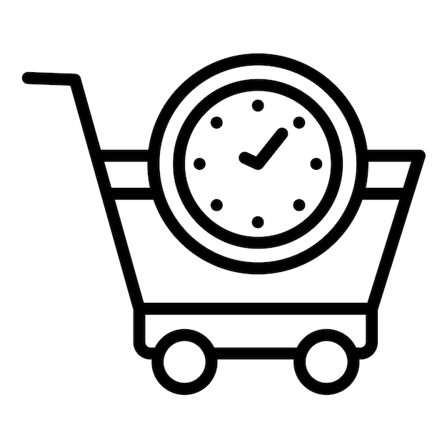 Estilo del icono de pago expreso de diseño vectorial