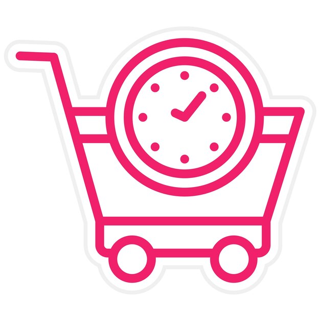 Estilo del icono de pago expreso de diseño vectorial