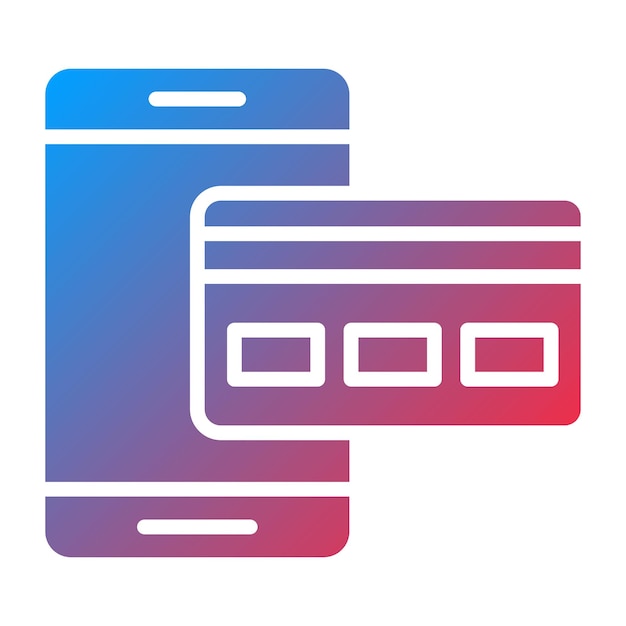 Estilo de icono de pago en línea de diseño vectorial