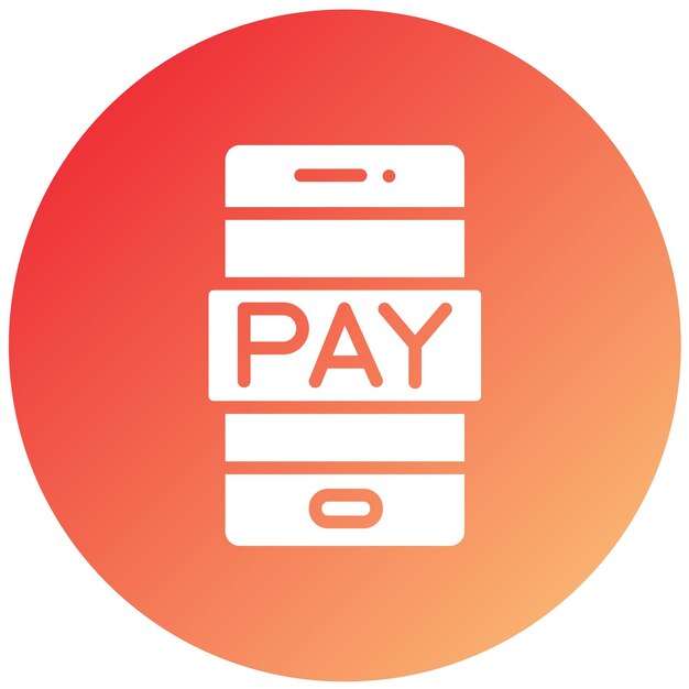 Estilo de icono de pago en línea de diseño vectorial