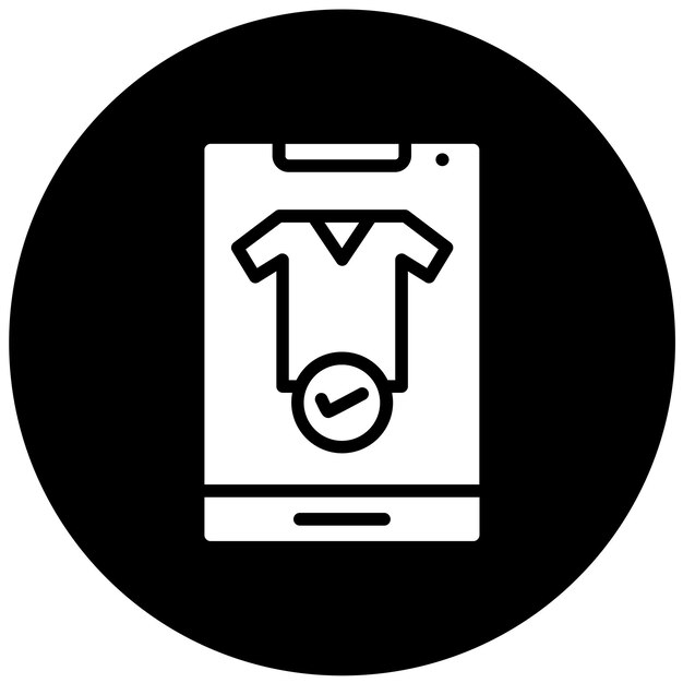 Estilo del icono de pago móvil de diseño vectorial