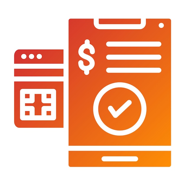 Estilo del icono de pago con tarjeta de débito de diseño vectorial