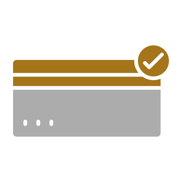 Estilo del icono de pago de la tarjeta de diseño vectorial