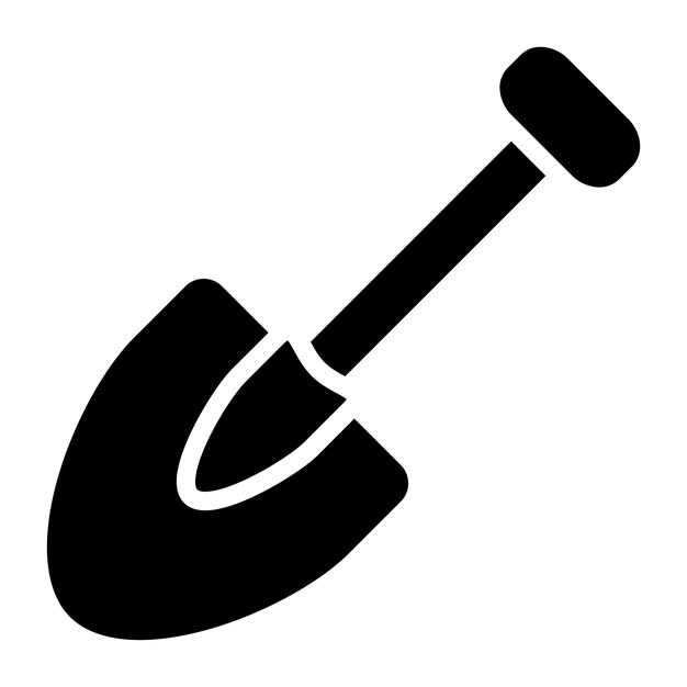 Estilo del icono de la pala