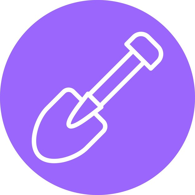 Estilo del icono de la pala