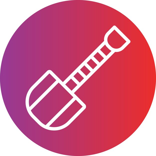 Estilo del icono de la pala