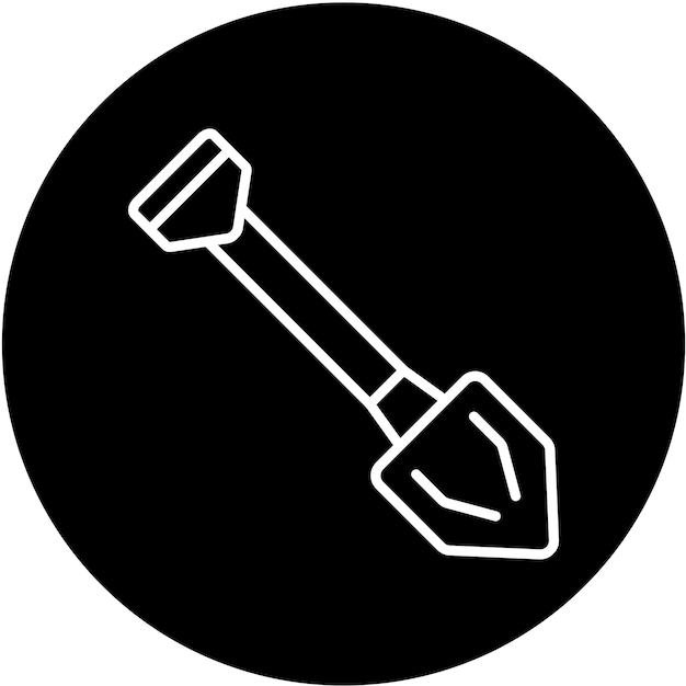 Estilo del icono de la pala