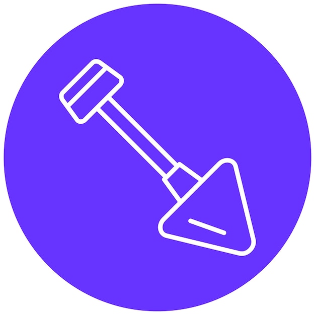 Estilo del icono de la pala