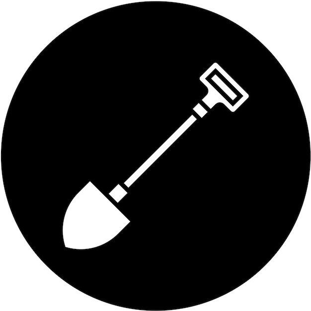 Estilo del icono de la pala