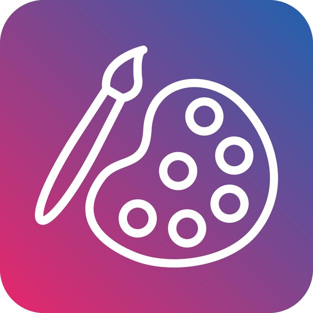Estilo del icono de la paleta de colores
