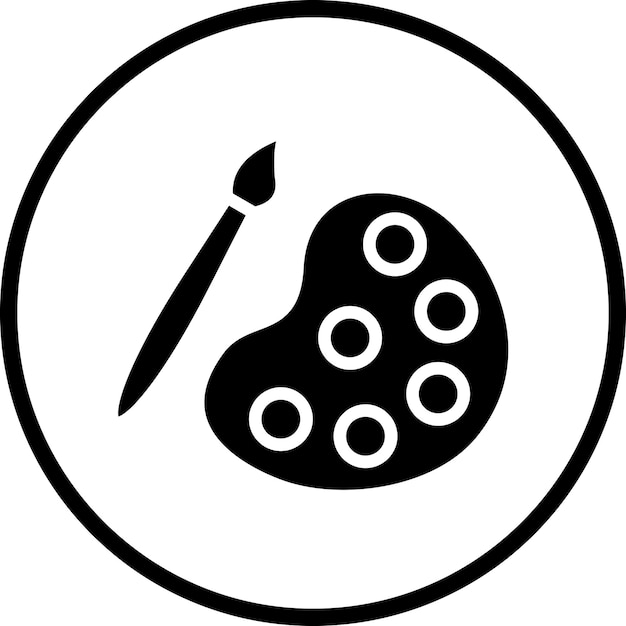 Estilo del icono de la paleta de colores