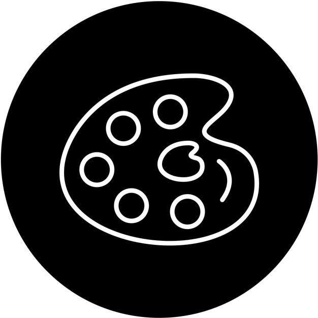 Estilo del icono de la paleta de colores