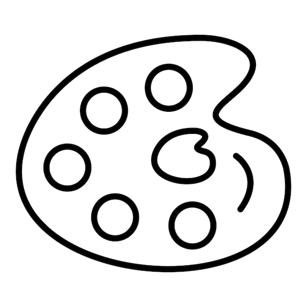 Estilo del icono de la paleta de colores
