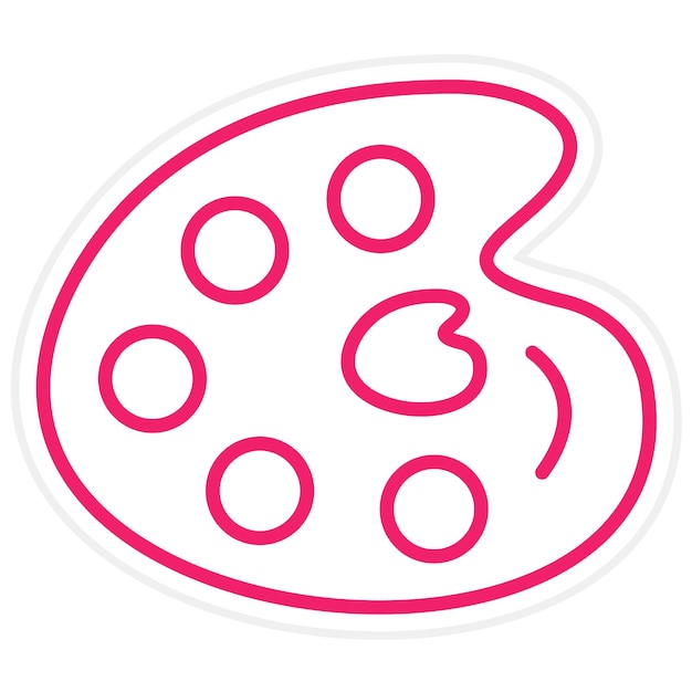 Estilo del icono de la paleta de colores