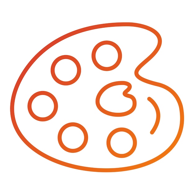 Estilo del icono de la paleta de colores