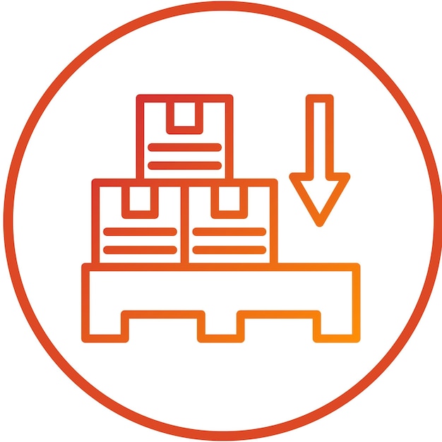Estilo del icono de la paleta de diseño vectorial