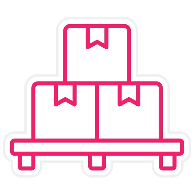 Estilo del icono de la paleta de diseño vectorial