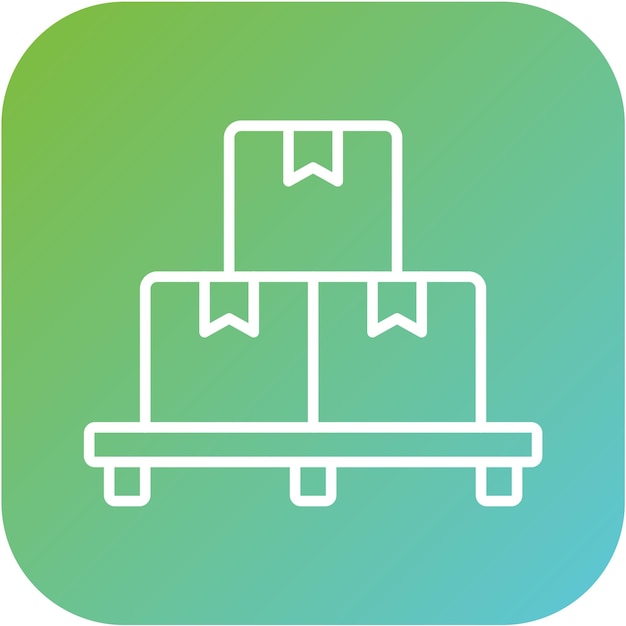 Estilo del icono de la paleta de diseño vectorial