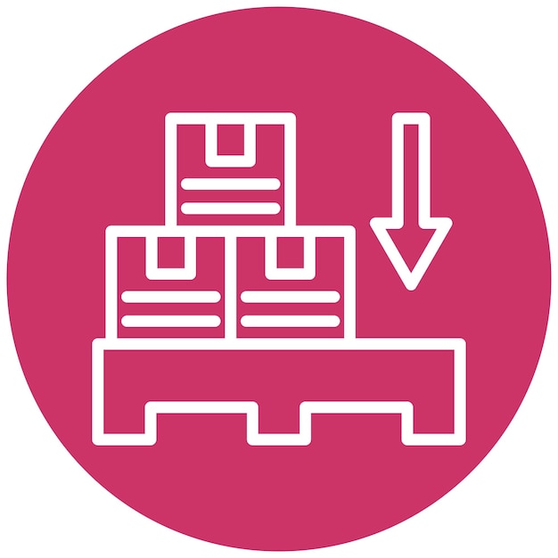 Estilo del icono de la paleta de diseño vectorial
