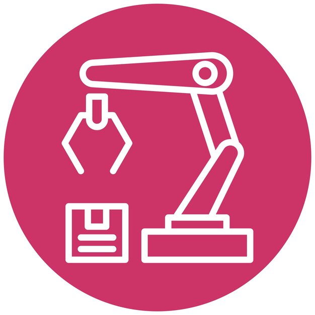 Estilo de icono de paletización de diseño vectorial