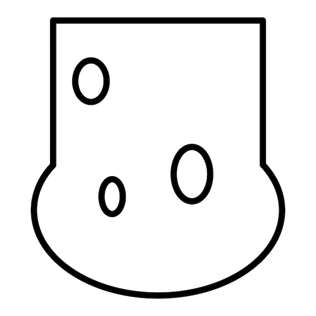 Estilo del icono del pan
