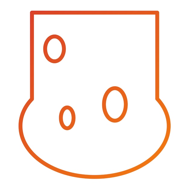 Estilo del icono del pan