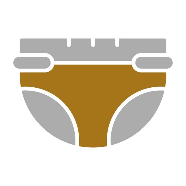Estilo del icono del pañal