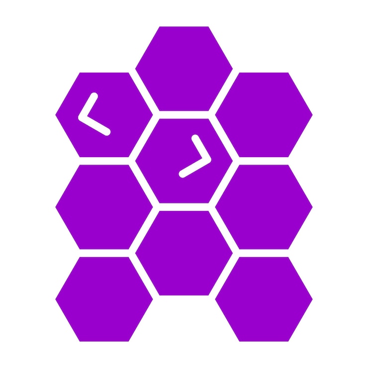 Vector estilo del icono del panal