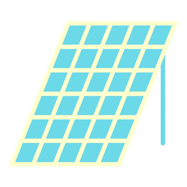 Estilo del icono del panel solar
