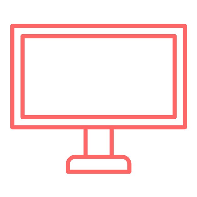 Estilo del icono de la pantalla del televisor