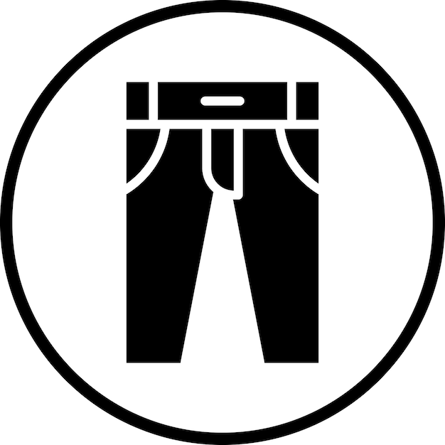 Estilo del icono de los pantalones