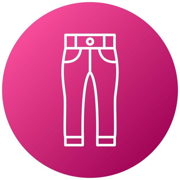 Estilo del icono de los pantalones