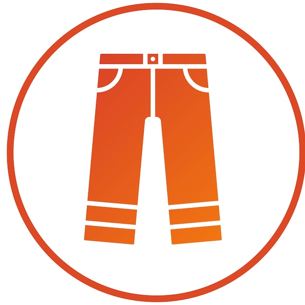 Estilo del icono de los pantalones
