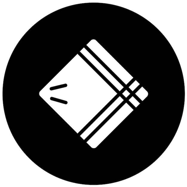 Estilo del icono del pañuelo de diseño vectorial