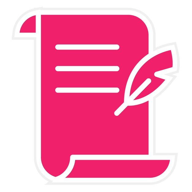 Estilo de icono de papel de cera de diseño vectorial