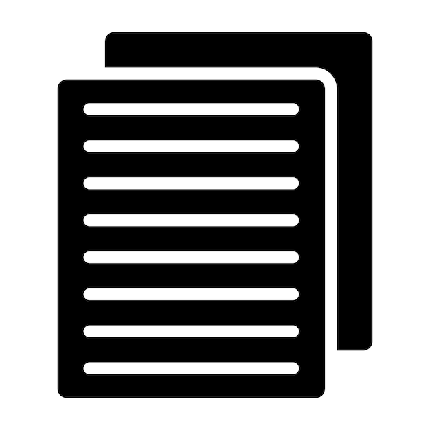 Estilo del icono de papel