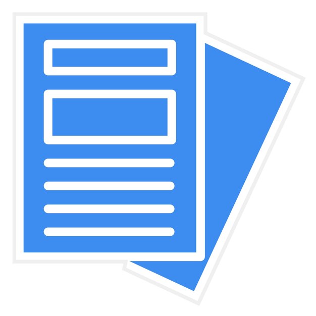 Estilo del icono de papel