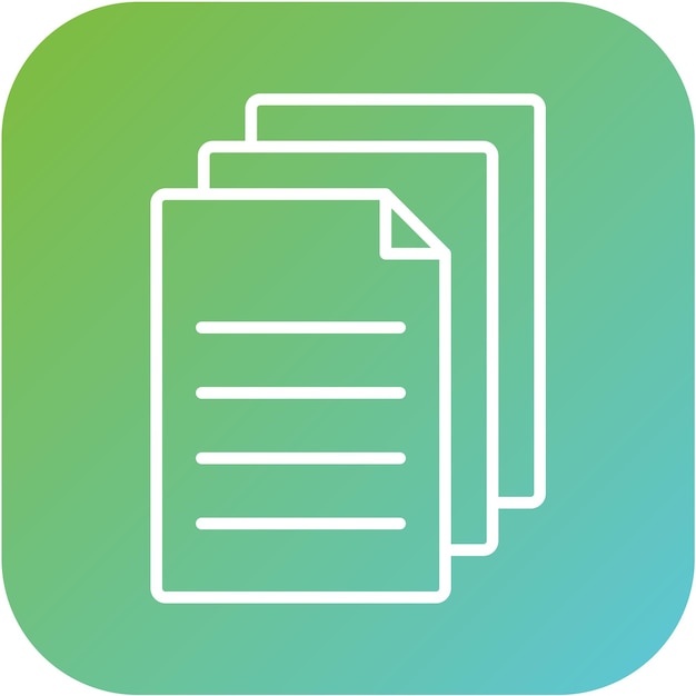 Estilo del icono de papel