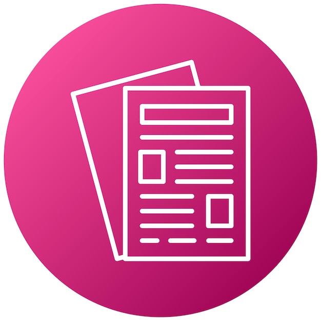 Estilo del icono de papel