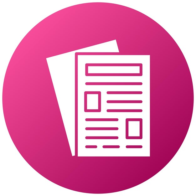 Estilo del icono de papel