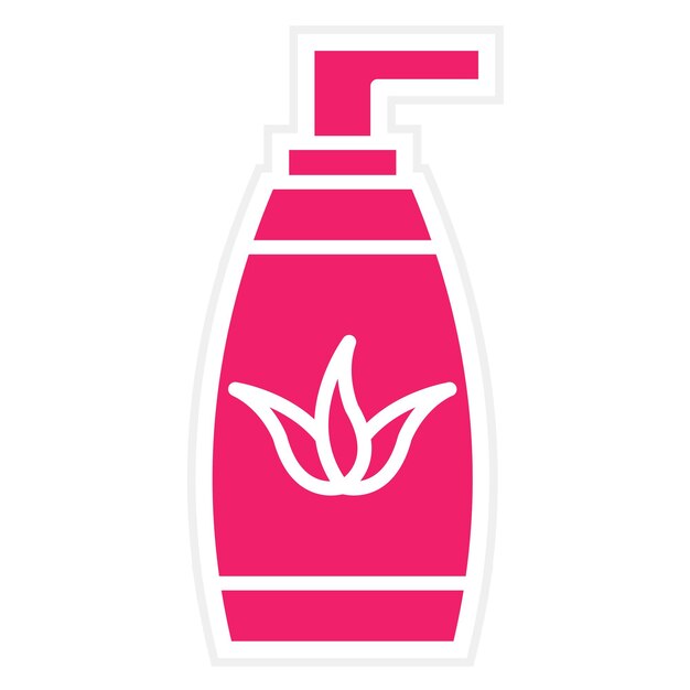 Estilo del icono del paquete de gel de diseño vectorial