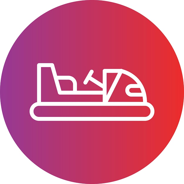 Estilo del icono del parachoques de los coches